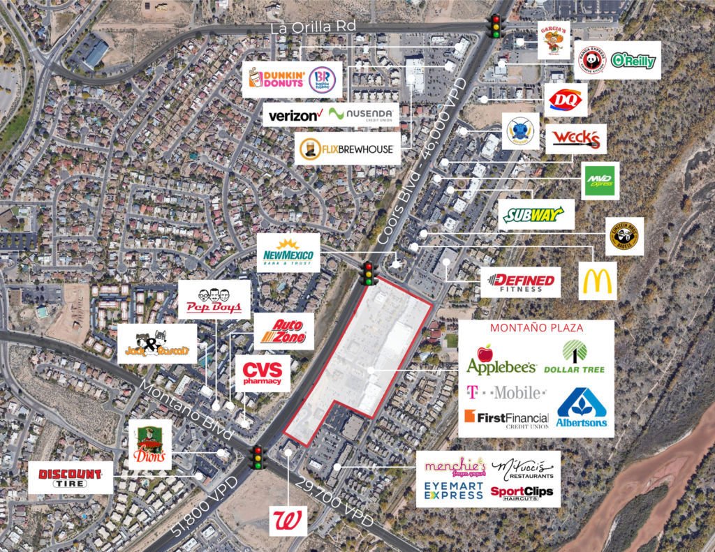 Graphic of an overview city with business title overlays for real estate development management